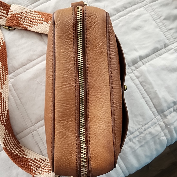 Madewell Tan Leather Crossbody Bag - Picture 5 of 6